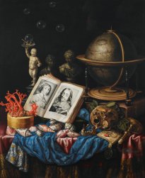 Carstian Luyckx, Allegory of Charles I of England and Henrietta of France in a Vanitas Still Life, after 1669 (?), Birminham Museum of Art